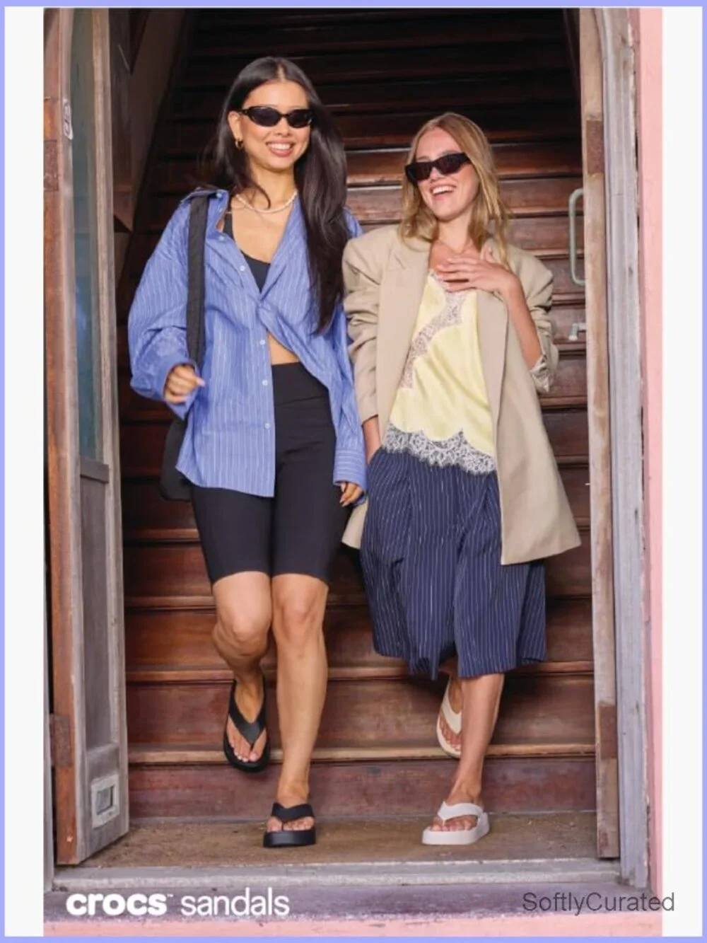 Platform Wedge Sandals with Free Feel Technology